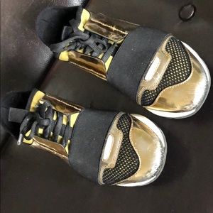 Balenciaga gold race runners